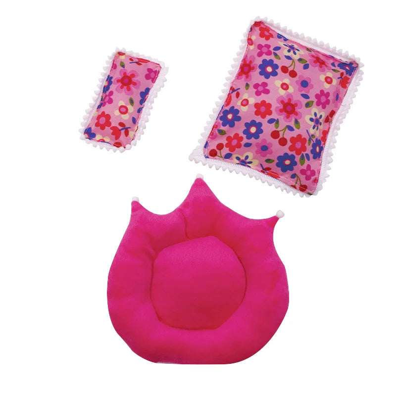 Floral Sleeping Bag for 15–17cm Labubu – Cute & Comfy Pop Accessory
