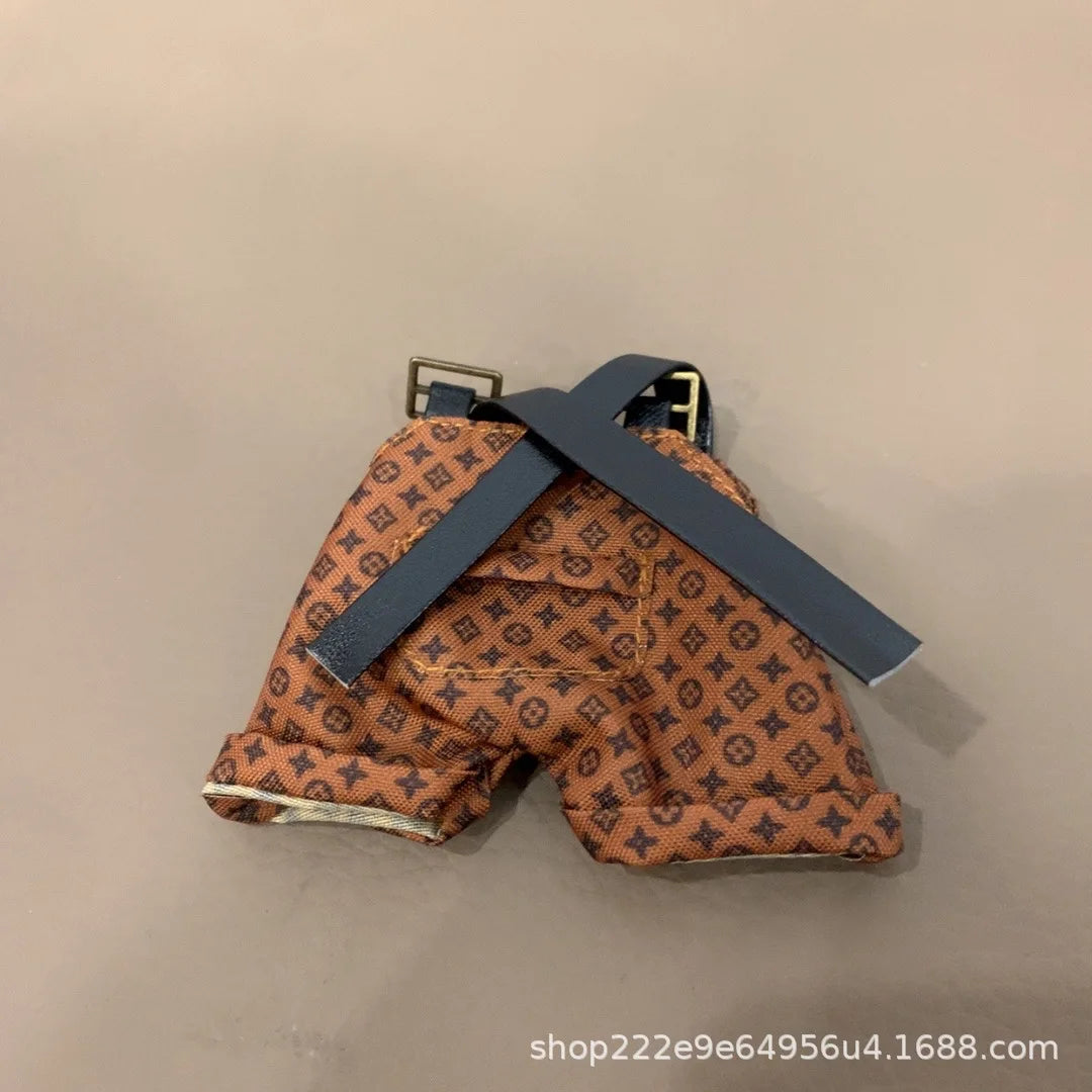 Labubu V1–V3 Luxury Outfits – Suspender Style for Labubus