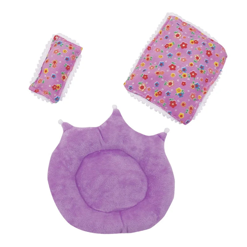 Floral Sleeping Bag for 15–17cm Labubu – Cute & Comfy Pop Accessory