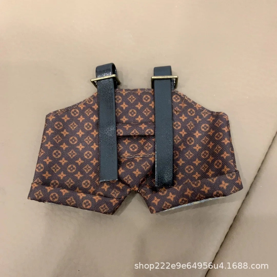 Labubu V1–V3 Luxury Outfits – Suspender Style for Labubus