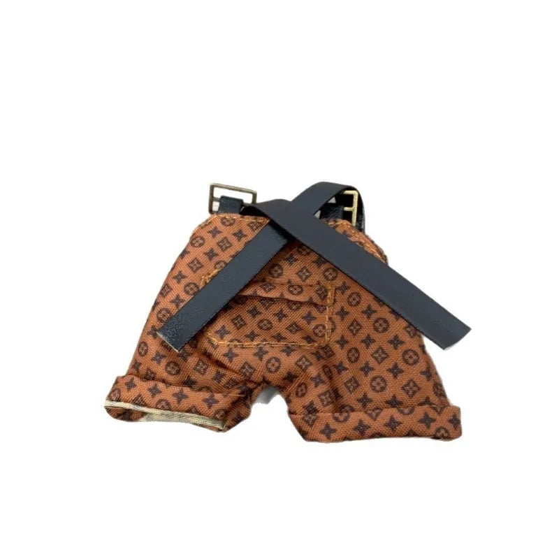Labubu V1–V3 Luxury Outfits – Suspender Style for Labubus