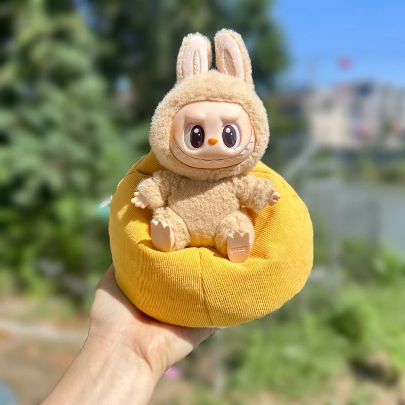 Mini Sofa Bed for Labubu V1–V3 – Cute DIY Plush Accessory Gift