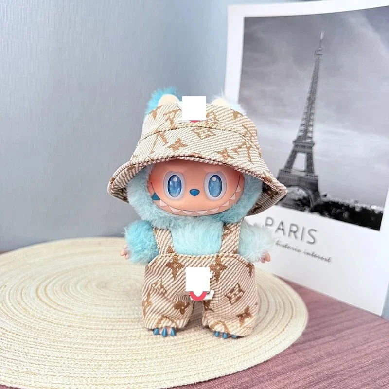 Labubu V1 V2 DIY Outfit Set – Cute Luxury Clothing & Hat (No Doll)