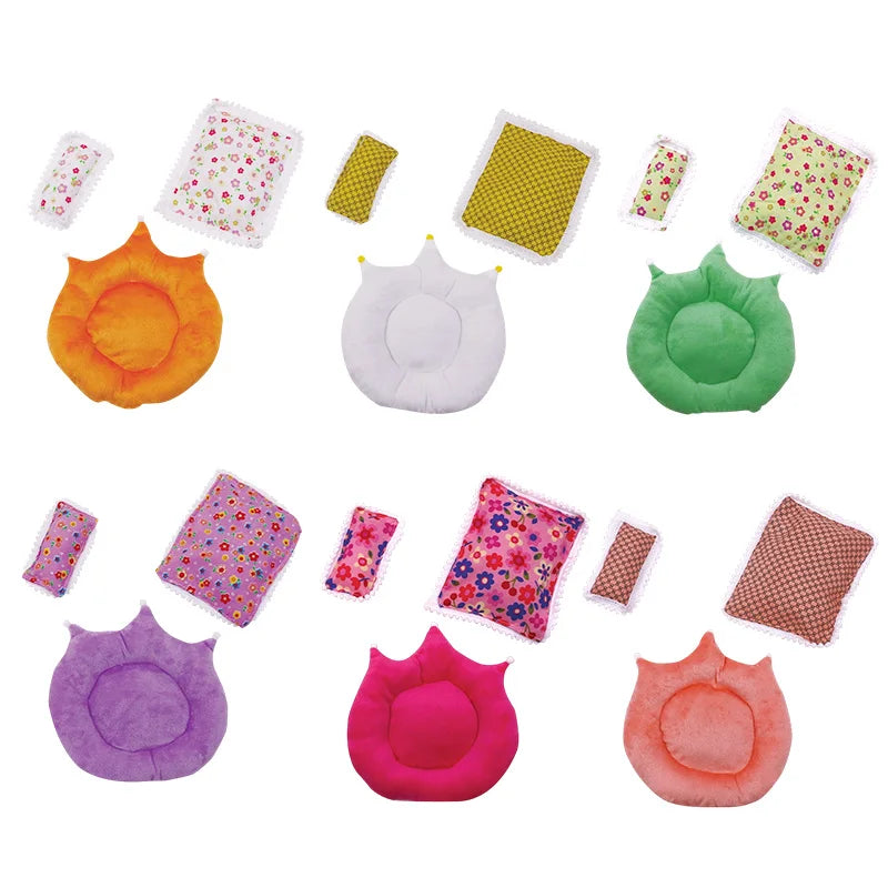Floral Sleeping Bag for 15–17cm Labubu – Cute & Comfy Pop Accessory