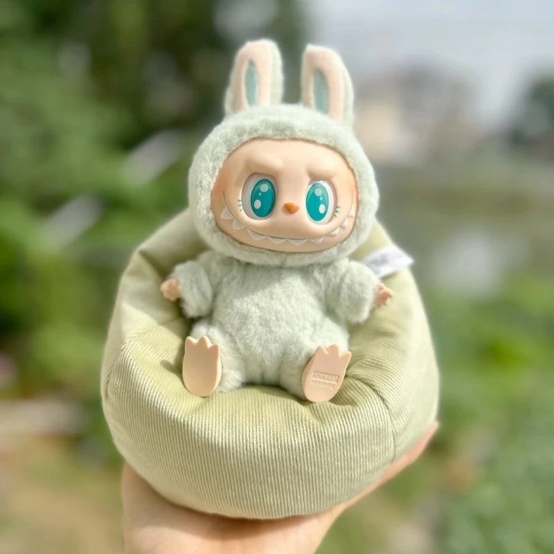 Mini Sofa Bed for Labubu V1–V3 – Cute DIY Plush Accessory Gift