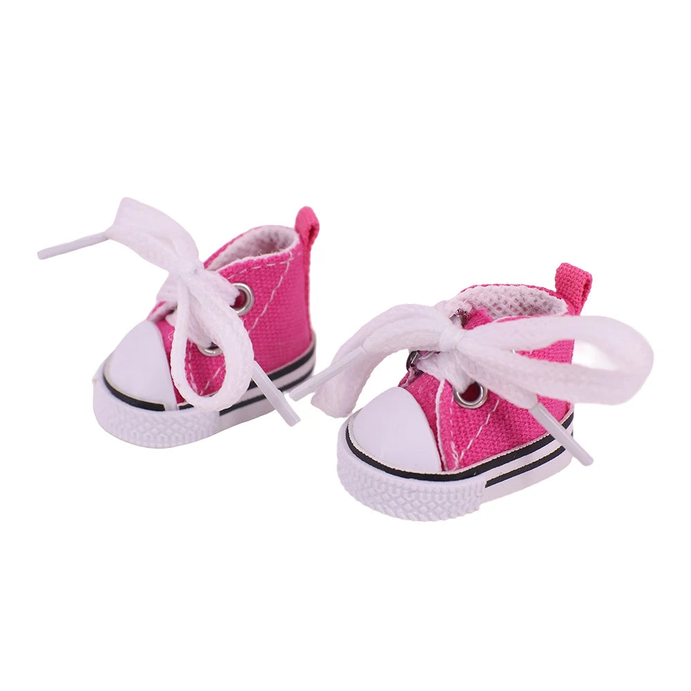Mini 3.8cm Shoes for Labubu 17cm Plush Doll – Cute Accessories & Gift