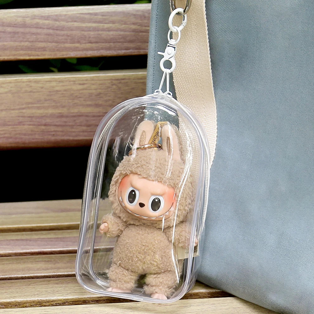 Mini Labubu Dust Box with Keychain – V1/V2