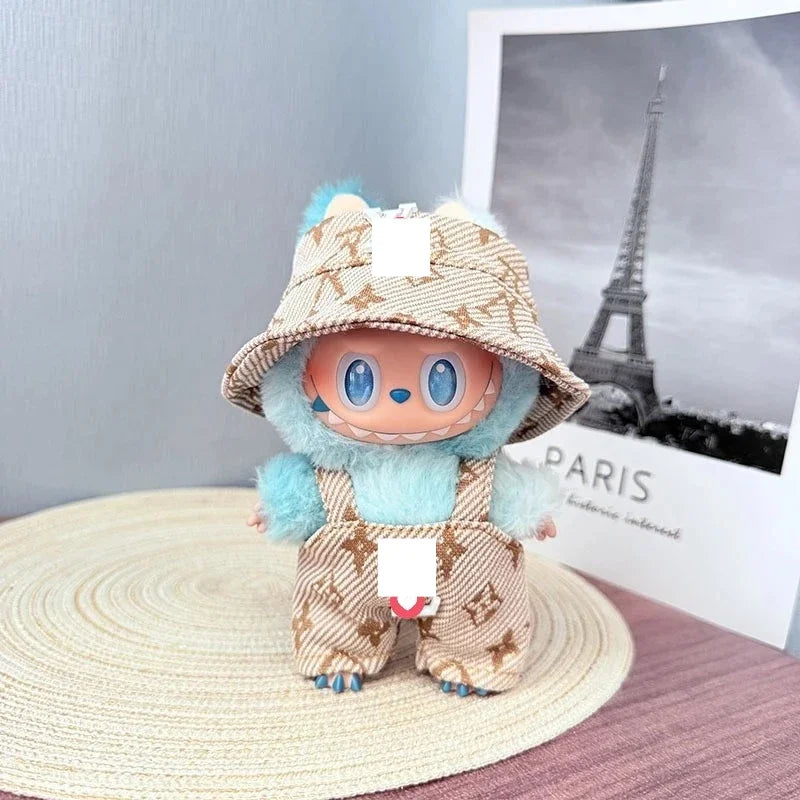Labubu V1 V2 DIY Outfit Set – Cute Luxury Clothing & Hat (No Doll)