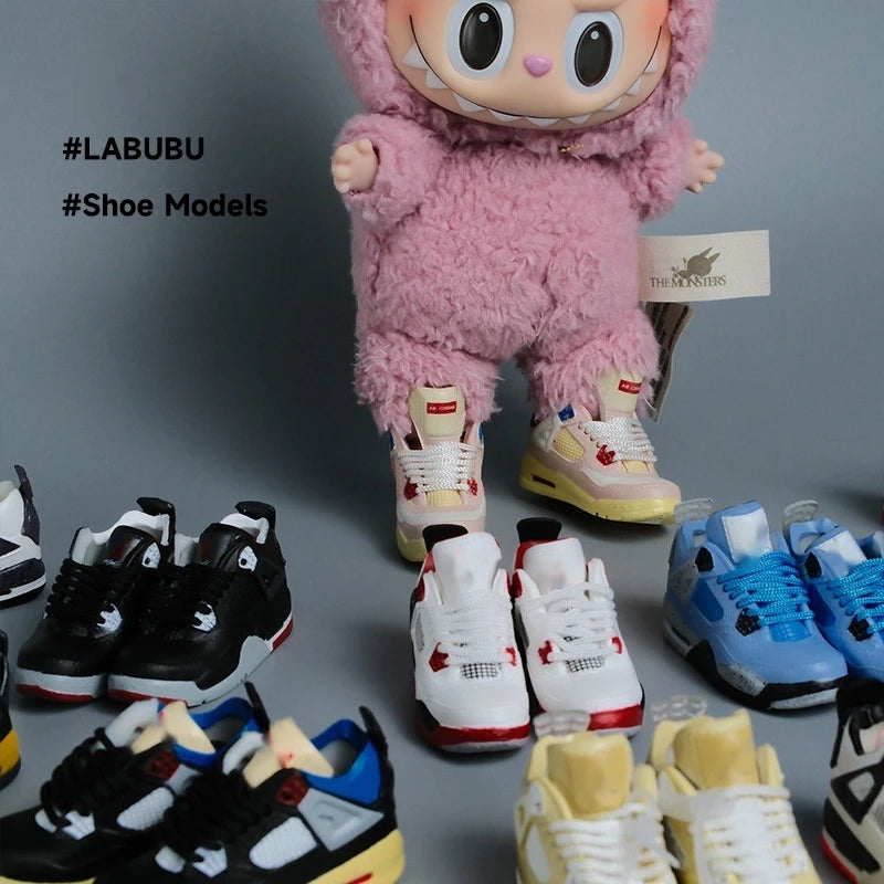 Labubu 17cm Toy with Mini Sneakers – Fun Collectible!