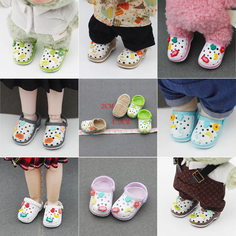 Stylish labubu Doll Slippers Shoes (4.3*2.0cm)