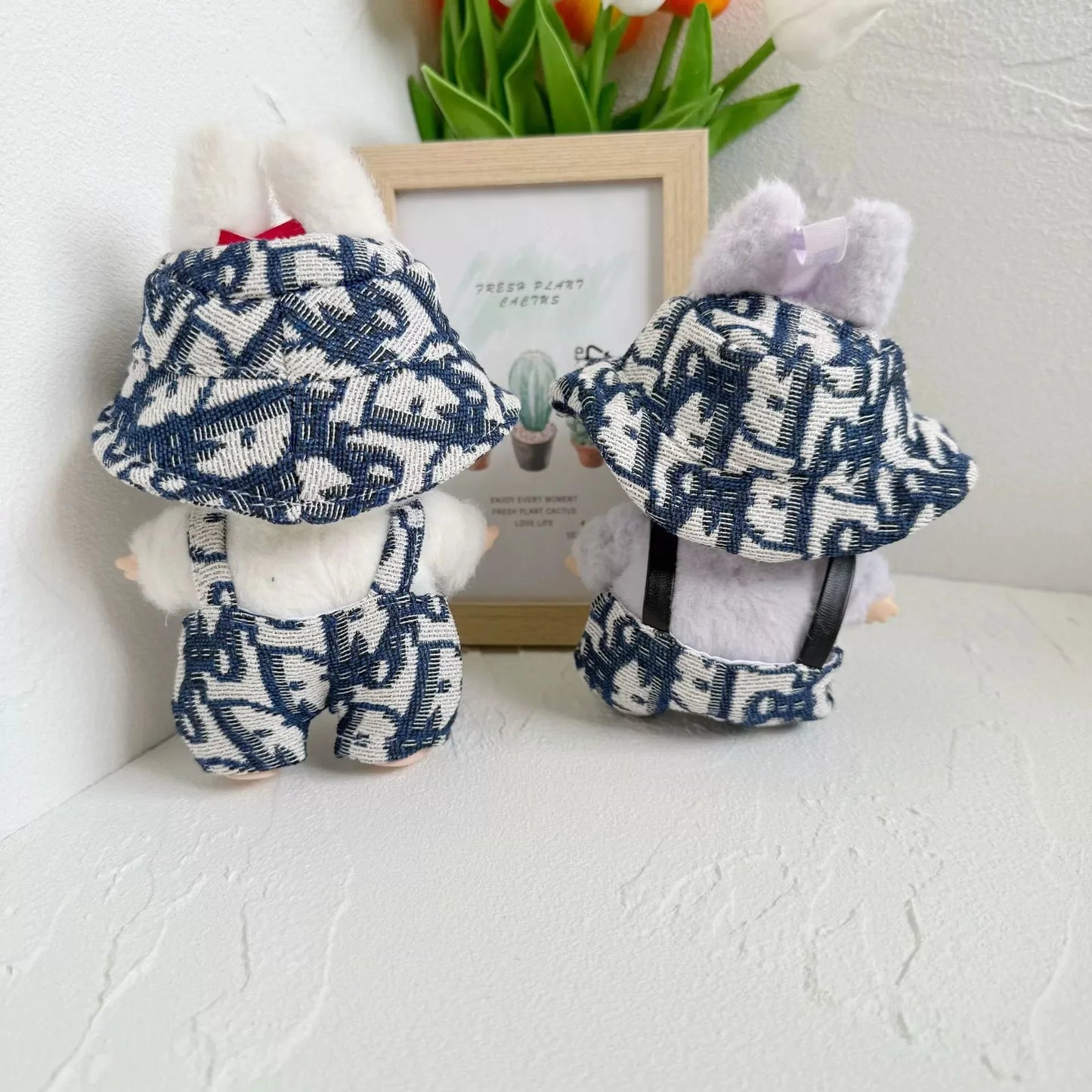 Labubu V1–V3 17cm Plush Set – Skirt & Accessories