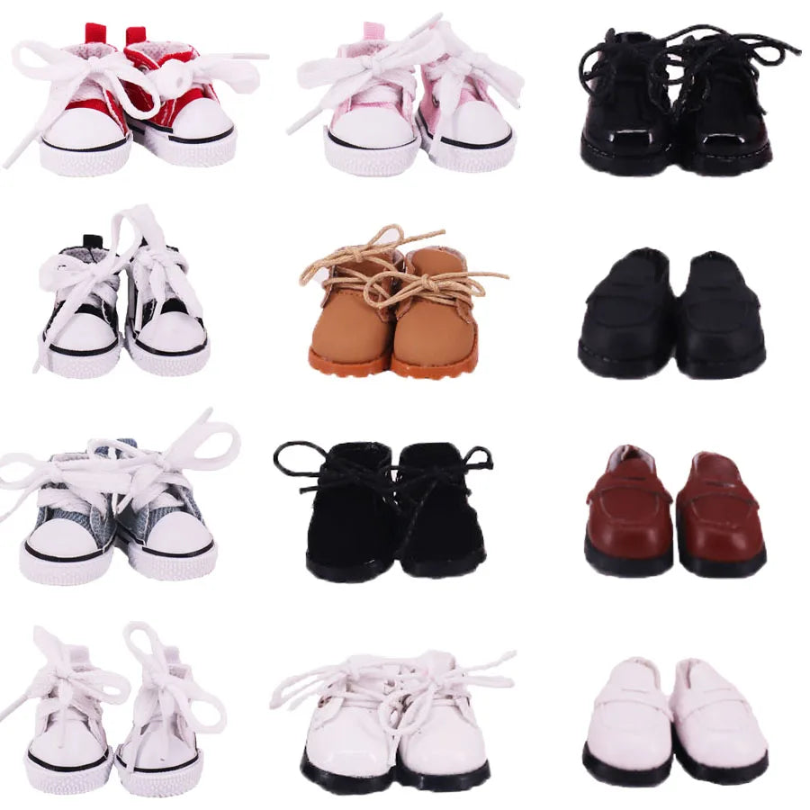 Mini 3.8cm Shoes for Labubu 17cm Plush Doll – Cute Accessories & Gift