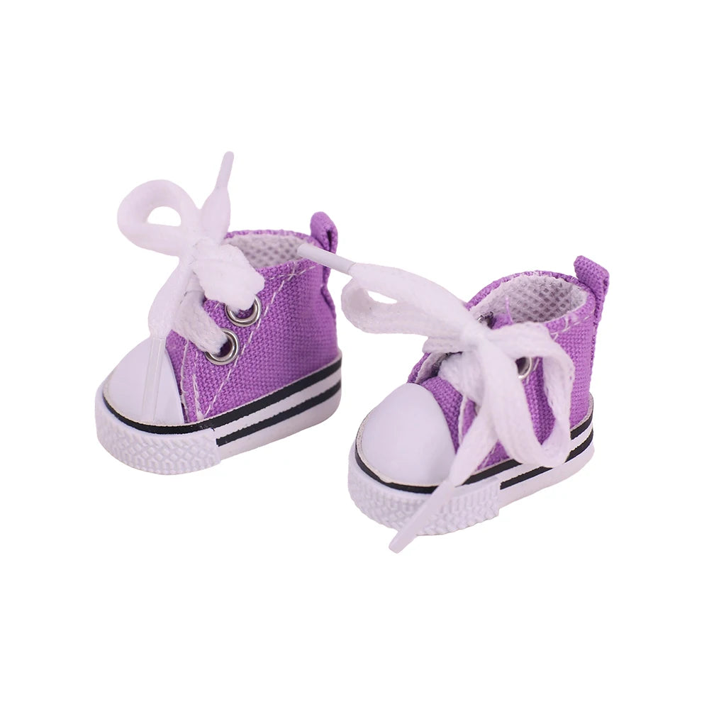 Mini 3.8cm Shoes for Labubu 17cm Plush Doll – Cute Accessories & Gift