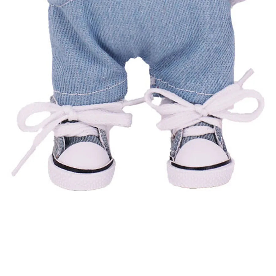 Mini 3.8cm Shoes for Labubu 17cm Plush Doll – Cute Accessories & Gift