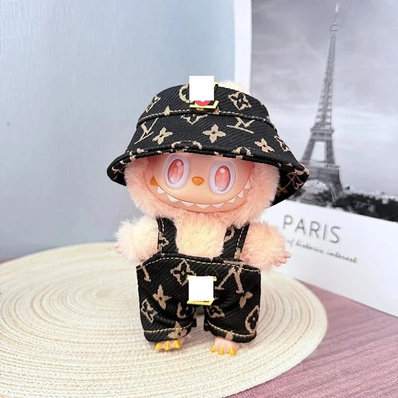 Labubu V1 V2 DIY Outfit Set – Cute Luxury Clothing & Hat (No Doll)