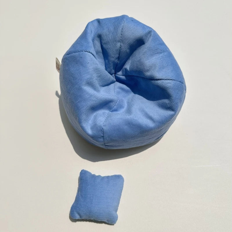 Mini Sofa Bed for Labubu V1–V3 – Cute DIY Plush Accessory Gift